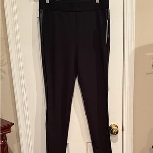 Tinseltown Black Faux Leather Side Panel Leggings SZ XL